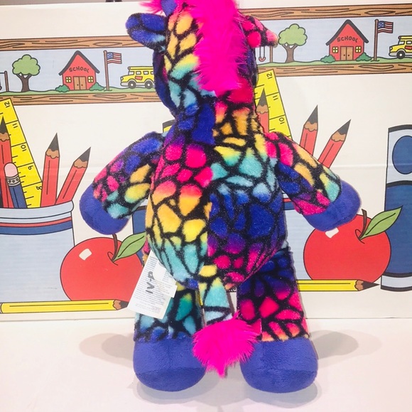 Rainbow Wild Style Giraffe Build A Bear - Picture 5 of 7